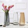 Modern Simple Vertical Glass Vase for Hydroponic Flowers Colorful Creative Vase Home Table Decoration Gift for Greenhouse