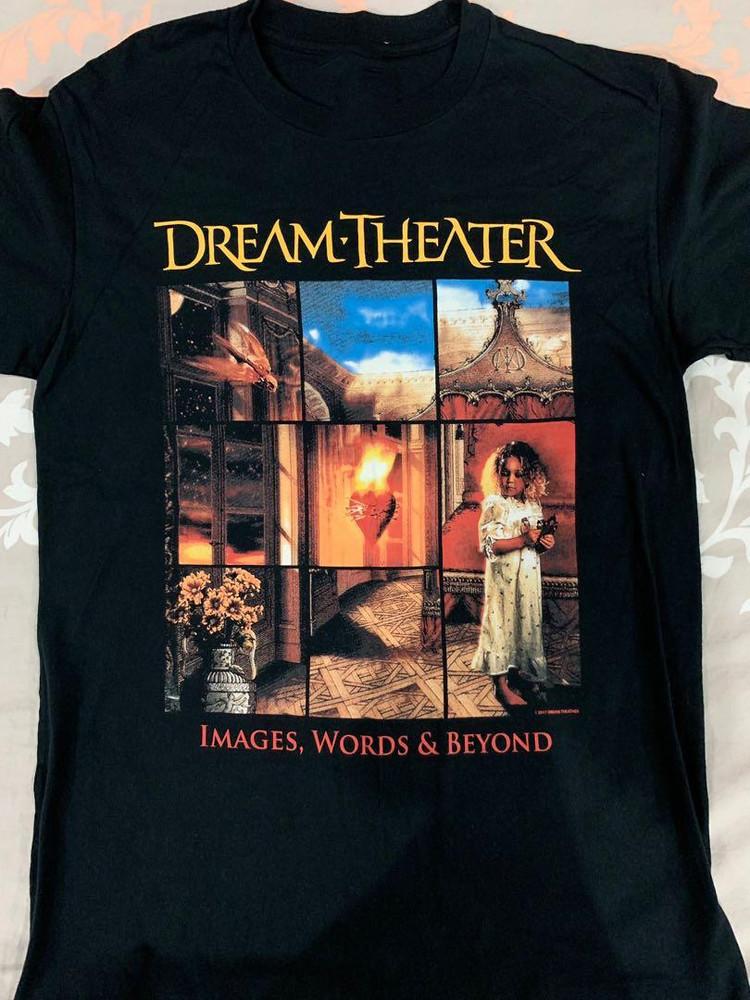 Dream Theater Schwarzes T-Shirt Baumwolle Volle Größe Unisex S-5XL Unisex T-Shirt