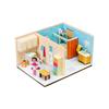 3D Paper House Stereo Puzzle Kindergarten School DIY Handmade Educational Assembly Toy For Girls Kids  WL-1690-7