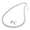[VOTRE COUTURE] Pearl Necklace, Baby Pearls, Grand Premium, 12 Length Options, 5mm, 10-Year Brand Warranty (E: Necklace X 3-Strand Earrings, White X
