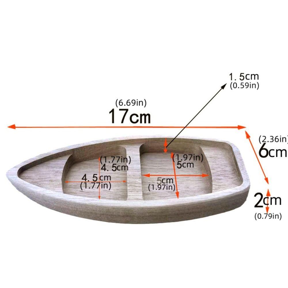 Mini Canoe Wooden Boat Model Vintage Decor Boat Model Ornaments Fishing Boat Decor Office Bedroom