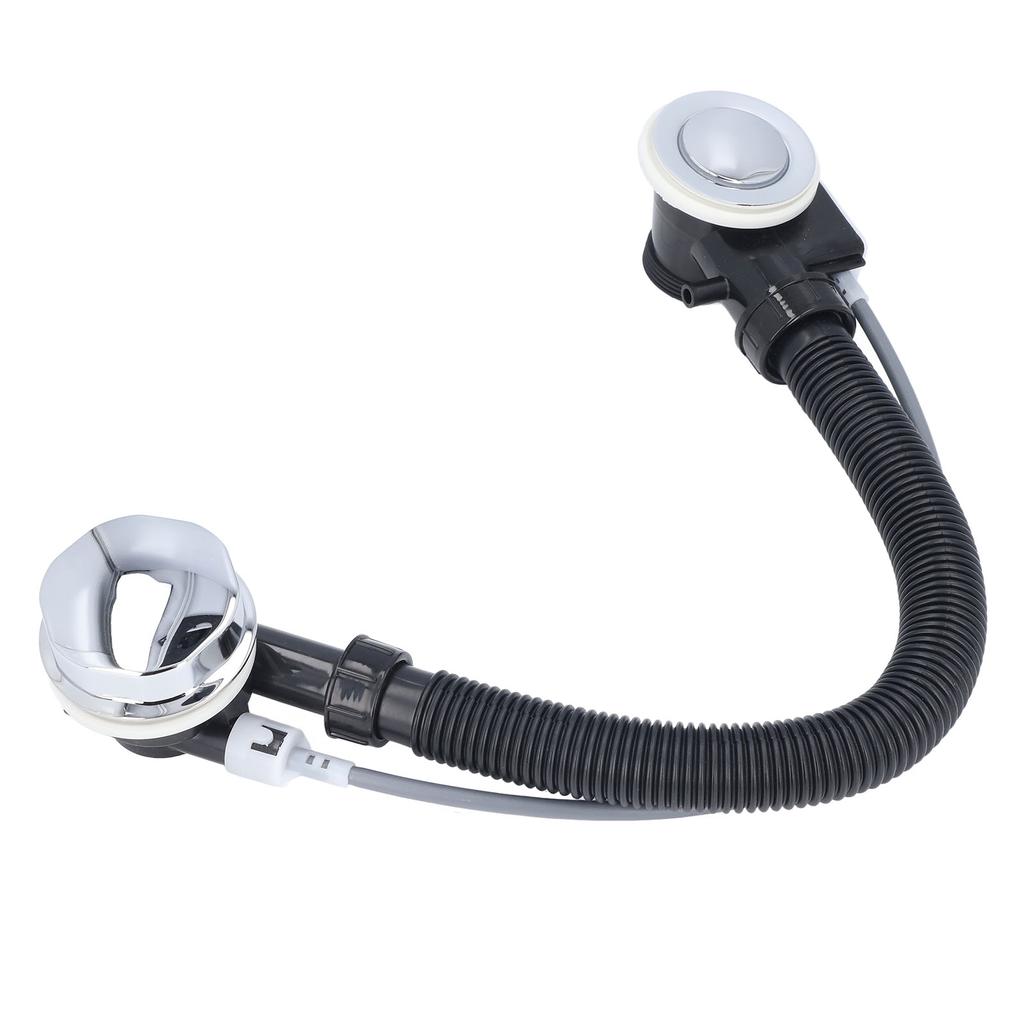 Bathtub Overflow Drainer Concealed Flexible SPA Bathtub Overflow Drain Pipe for Kitchen Bathroom