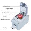 Emergency Stop Button with Box IP67 Water Proof Shut Off Push Button Switch for Indoor and Outdoor Emergency Stop  Box