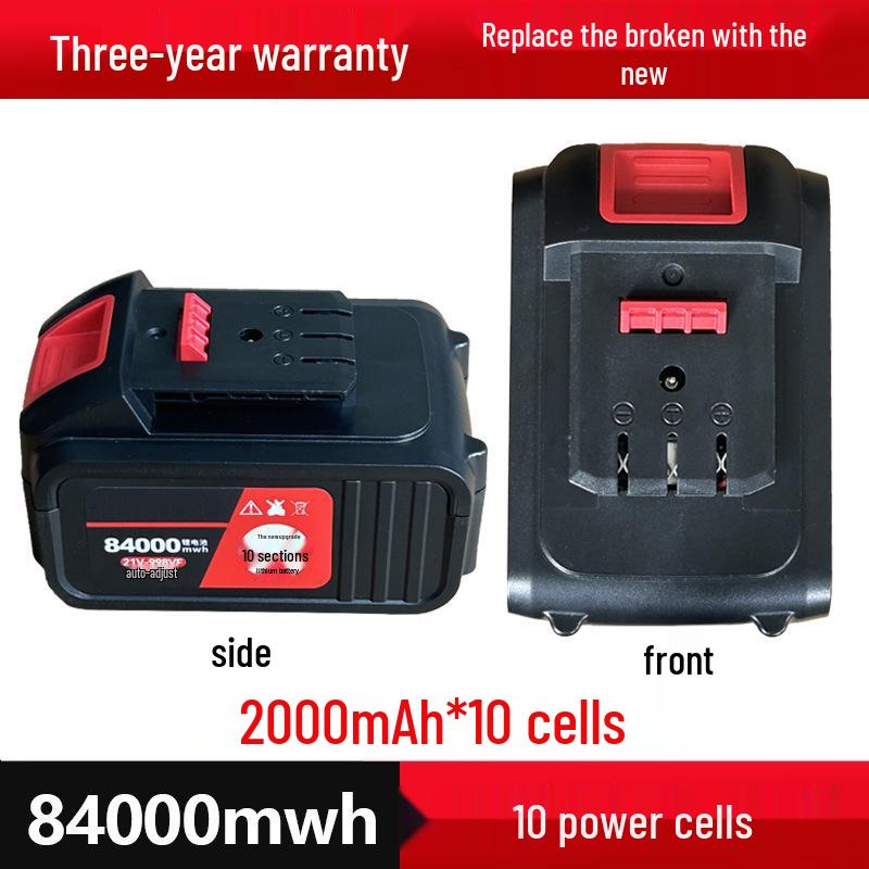 21V Rechargeable Handheld Drill with Large Capacity Lithium Battery