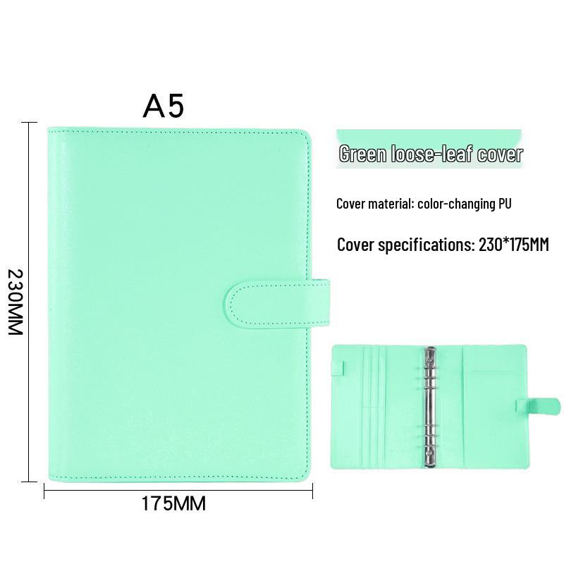 Macaron Minimalist Loose-Leaf Notebooks: A5, A6 Travel, and A7 Pocket Korean Creative Stationery Budget Books