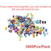 1800Pcs/Lot 2mm Color Czech Glass Seed Spacer Beads for DIY Craft Earrings Bracelet Necklace Jewelry Making Findings Accessories