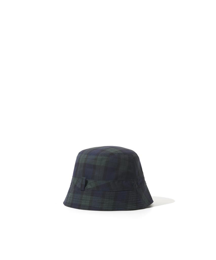 WORTHWHILE MOVEMENT Reversible Bucket Hat (Black Watch & Mint Grey)