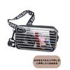 MANATAS Suitcase-Style Shoulder Bag with a Pop Logo and Colorful Design, Small Multi-Case Carry-On Pouch, Lightweight Hard Case, Smartphone Pouch,