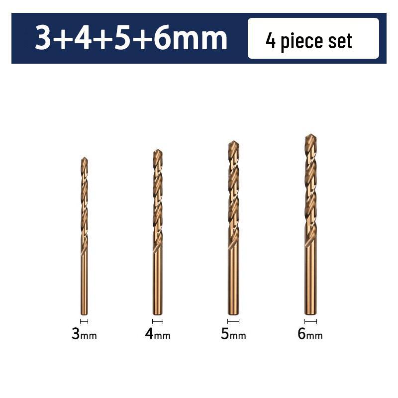 Cobalt Twist Drill Bit for High-Hardness 304 Stainless Steel and Metal