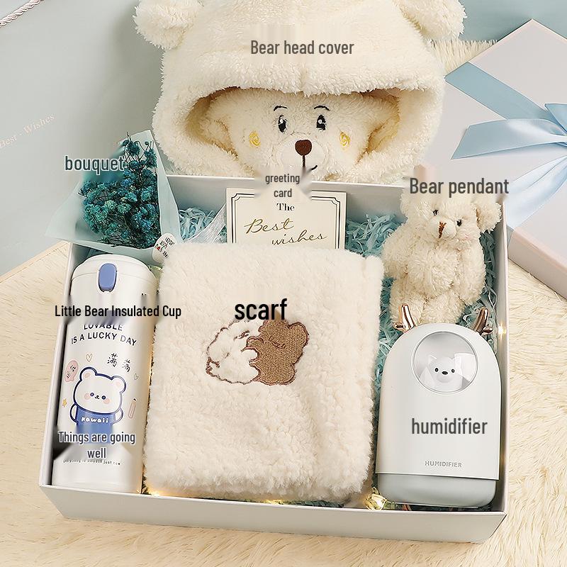 Winter Scarf Gift Box for Girls & Best Friends - Christmas & Birthday Souvenir
