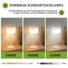 Tischleuchte - NETTLIFE - Kabellos LED Touch - Weiß - Metall - 3000K