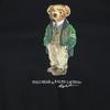 Polo Ralph Lauren Bear Print Long Sleeve Trainer Brushed Back Sweatshirt Men's Used