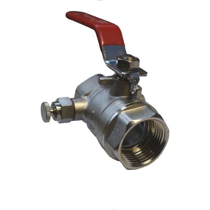 Robinet à boisseau sphérique avec vidange 1 1/2"