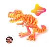 Symulacja Kolorowy Szkielet Dinozaura Jurajskiego Zabawka Drukowanie 3D Szkielet Dinozaura Tyranozaur Rex Ozdoba Domowa Rękodzieło Prezent dla Chłopca