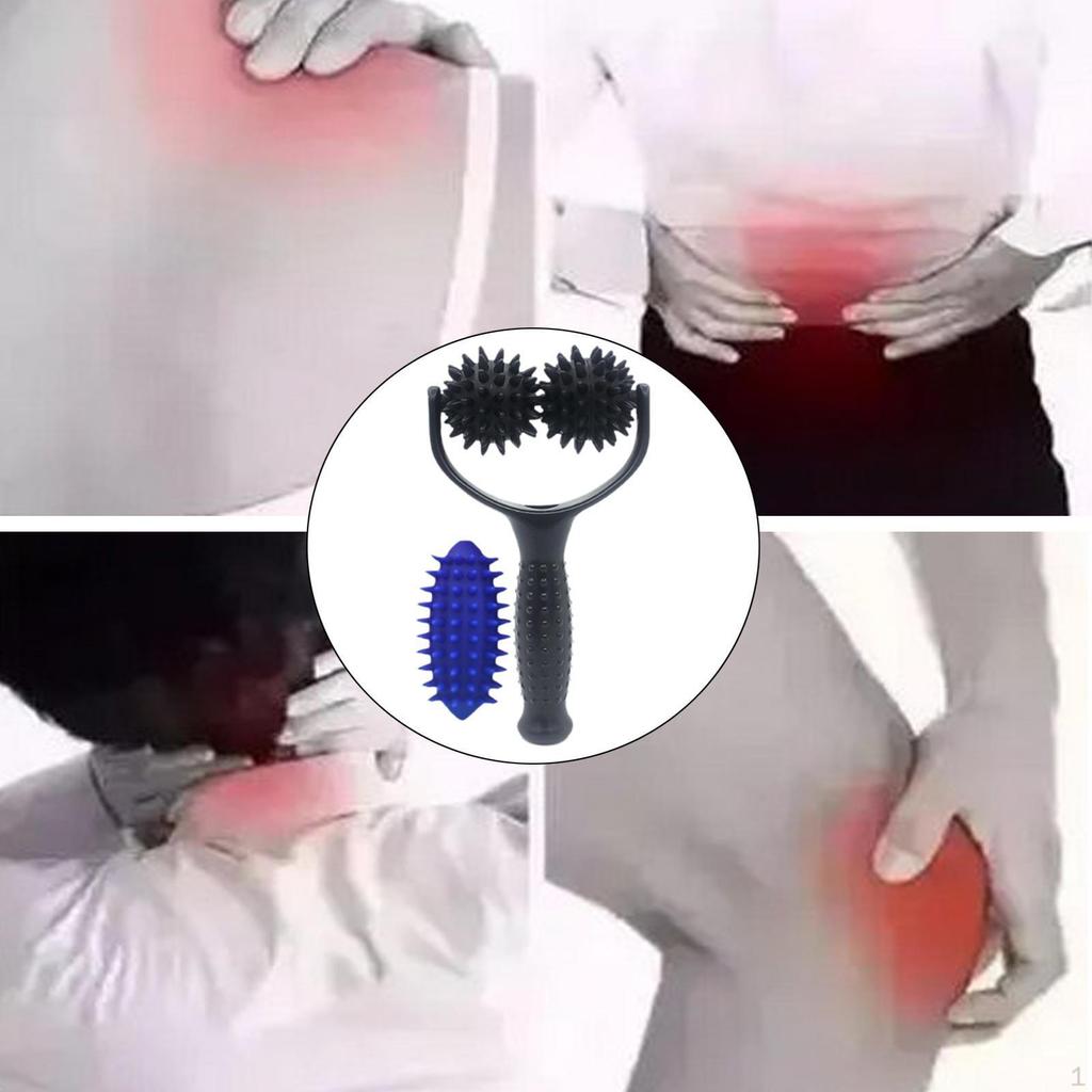 Massage Ball Handheld Workout Portable with Handle Pilates Multifunctional Manual Tool for