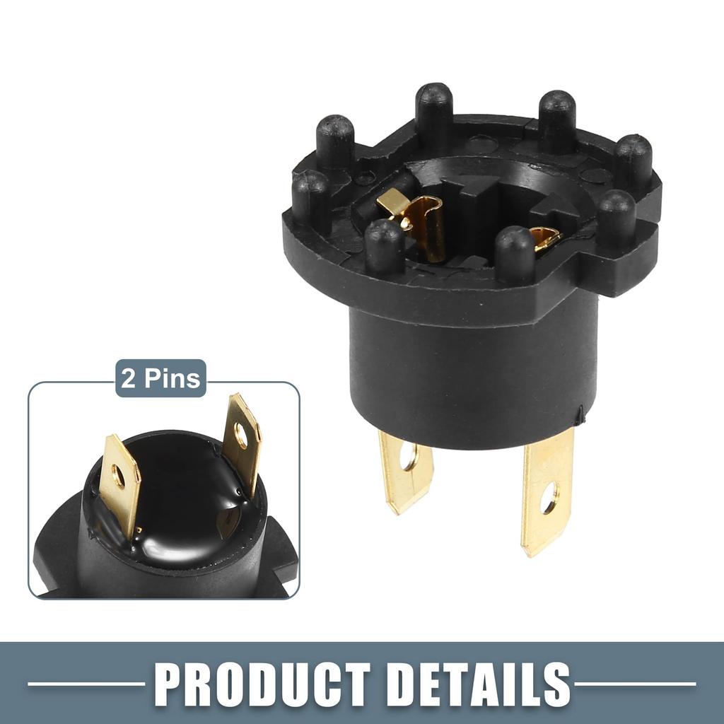 A ABSOPRO Headlight Bulb Socket Light Socket Lamp Socket Car Socket Headlight Headlight Headlight