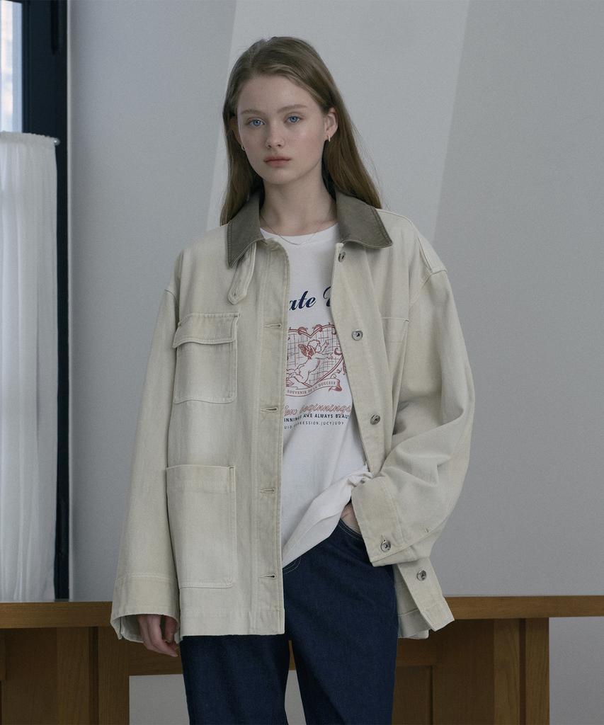 Jucyjudy Overdyed Field Jacket J1Jk020A