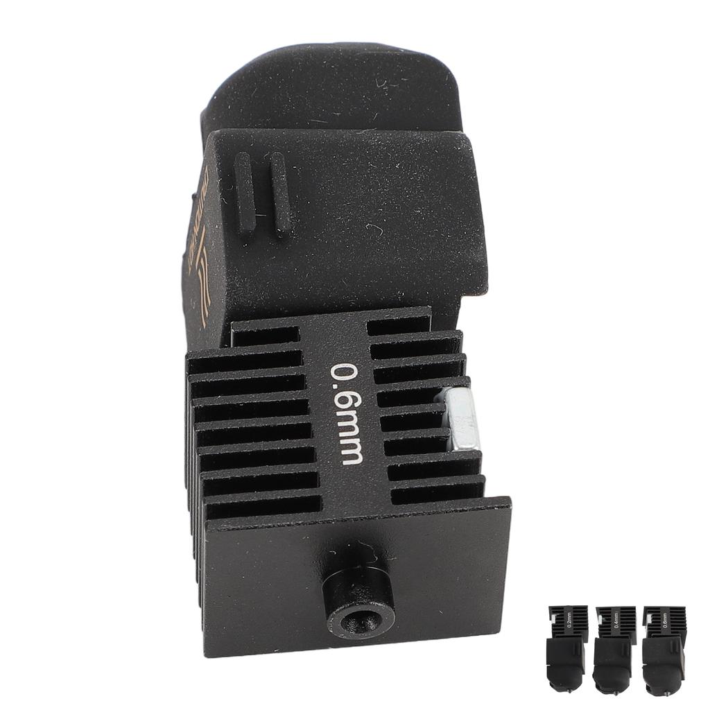 3D Printer Hot End Kit with Silicone Cover Chrome Plated Brass Heating Block 3D Printer Extruder Hot