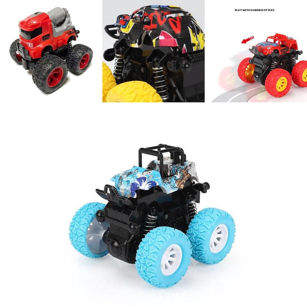 Dynamic Inertia Four-wheel Drive Toy Car With Powerful Suspension System For Kids