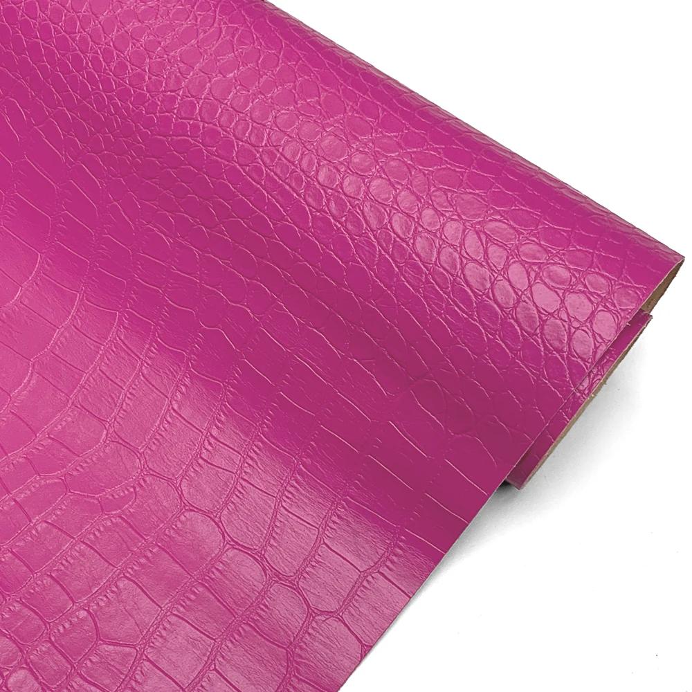 50x137cm Krokodiltextur Kunstlederstoff Selbstklebende Lederreparaturflicken für Sofa Sitz Tisch Stuhl Tasche Schuhe Bett Zuhause