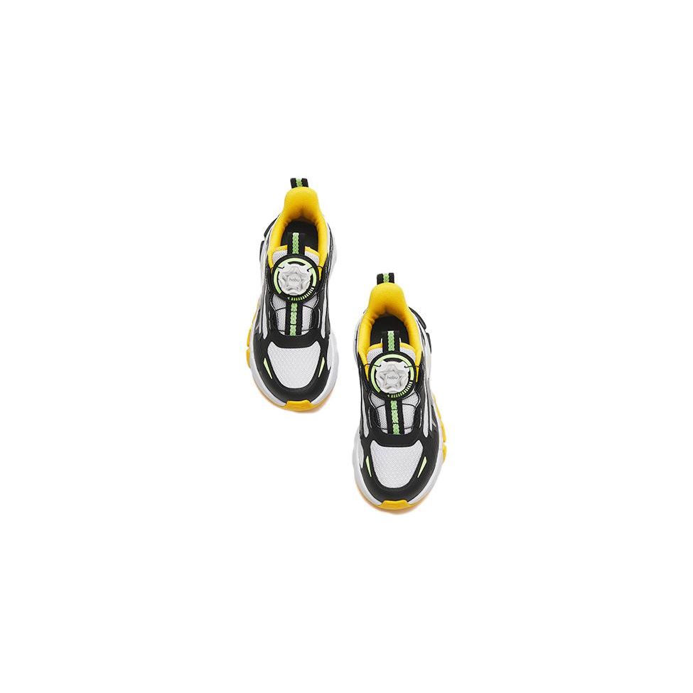 Anta Mountain Language Non-Slip Wear-Resistant Sports Casual Shoes Kids Sneakers White Black Yellow 312319980-2