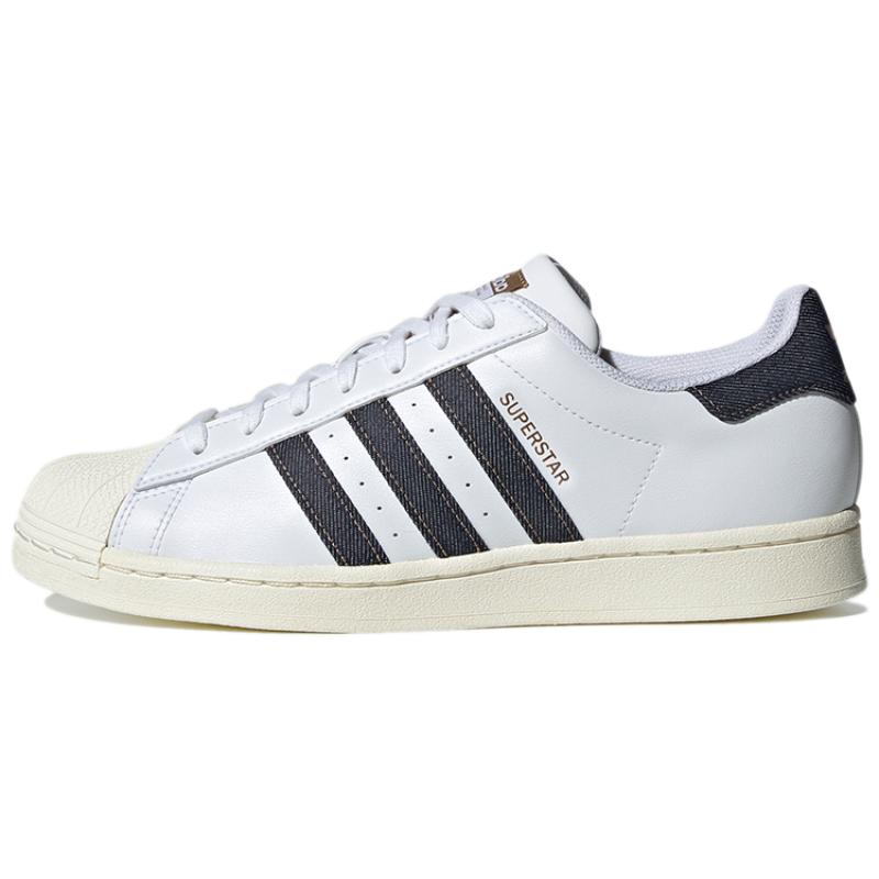 

Adidas Оригинальные кроссовки унисекс Superstar Белые/Синие кроссовки GX5187 46