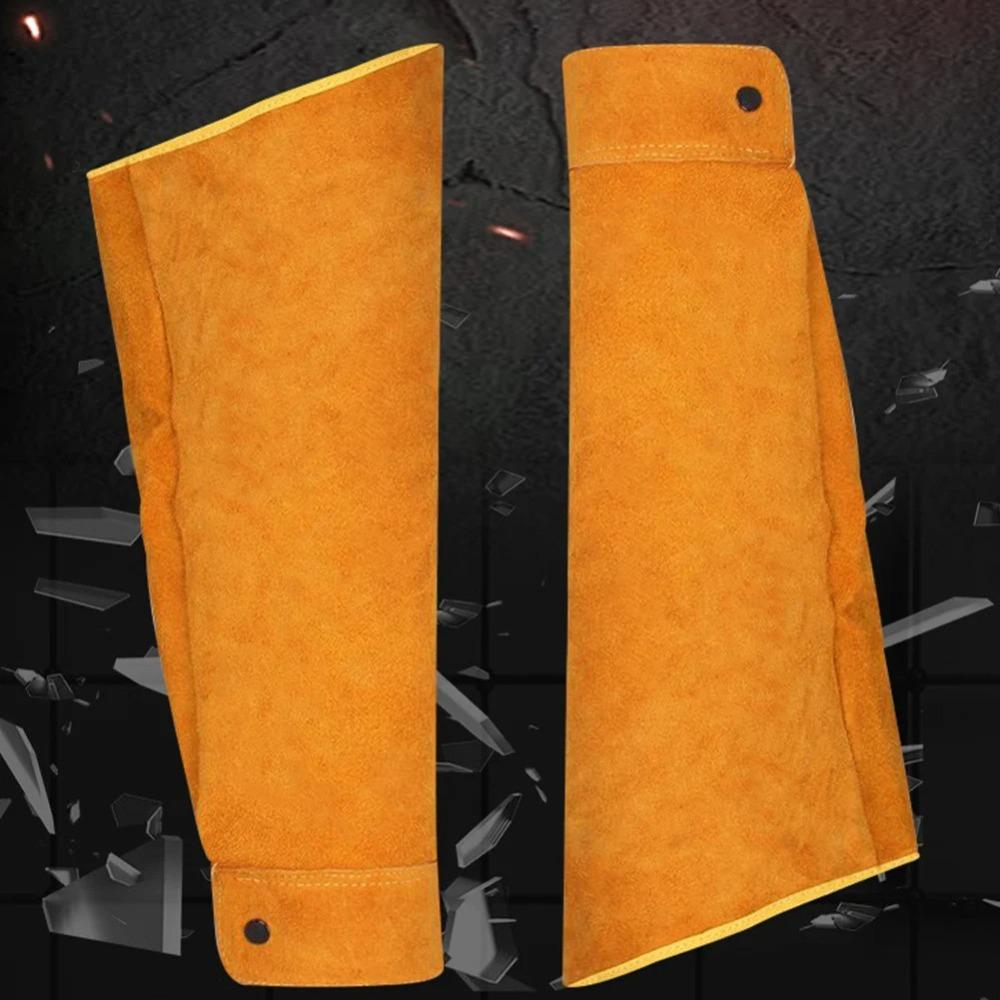 Non-stick Liner Welding  Arm Sleeve Arm Protection Cowhide Leather Arm Guards  Welding Work