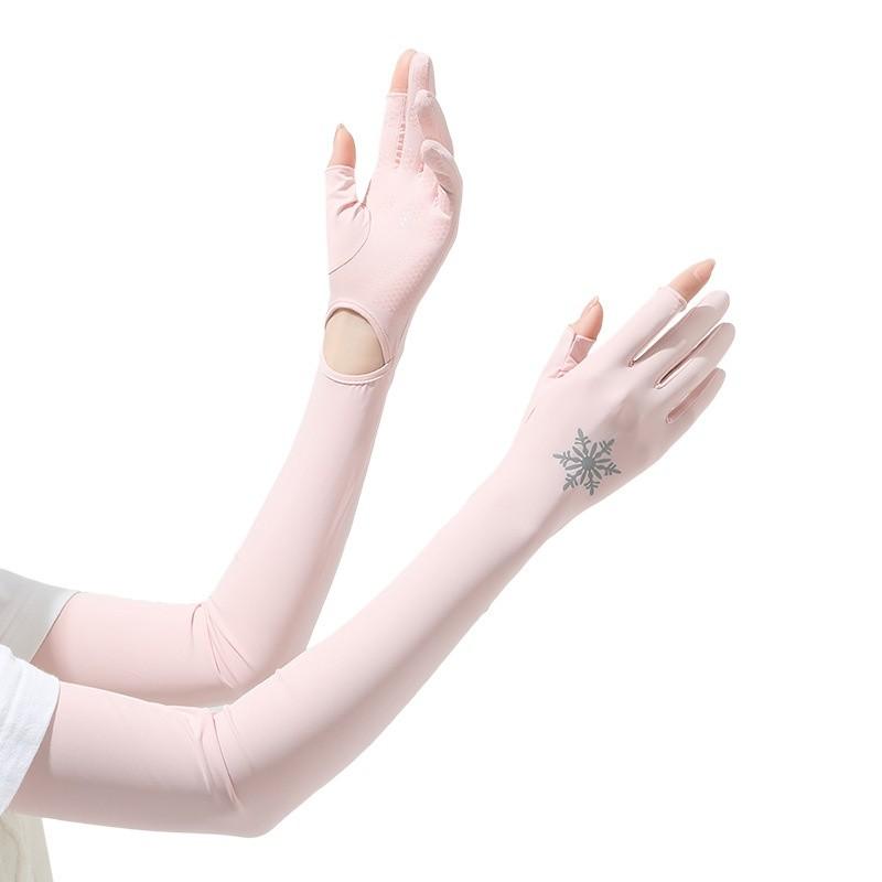 Summer Womens Breathable Uv Protection Gloves With Touch Screen For Outdoor Cycling And Sports