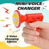 Voice Changer, Small Speaker, Handheld Funny Shouting Device, Prank, Creative Microphone, Big Mouth, Novelty Toy