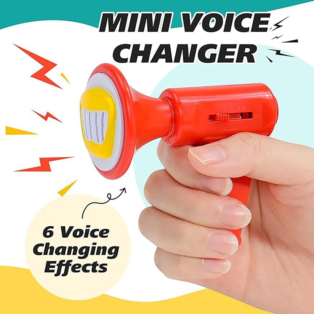 Voice Changer, Small Speaker, Handheld Funny Shouting Device, Prank, Creative Microphone, Big Mouth, Novelty Toy