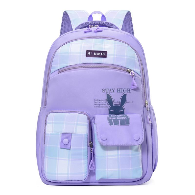 

Spacious Cute Oxford Fabric Backpack For Elementary School Kids Grade 3-6