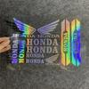 ABO2  New Motorcycle Sticker Racing Helmet Car Suitable for Honda Sticker Reflective Sticker Waterproof Sun Protection Car Decor