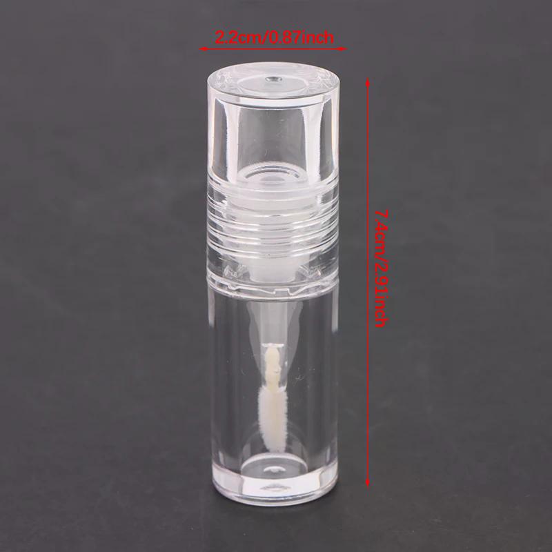 1/2/3/4/5Pcs 4ML Empty Transparent Lip Gloss Tubes DIY Plastic Lip Balm Tube Lipstick Sample Cosmetic Container Travel Bottle