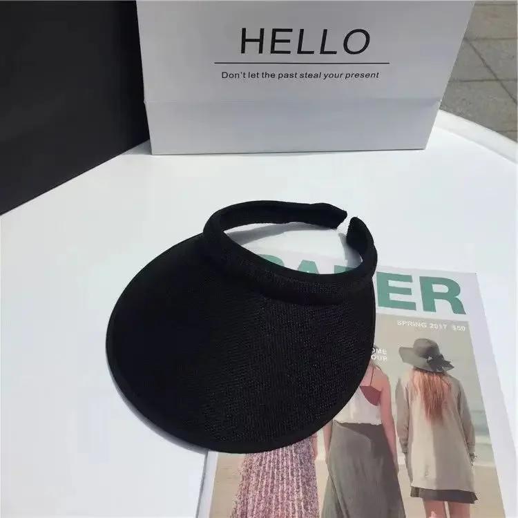 2025 New Summer Women's Casual Sun Visor Caps Straw Hats Adult Beach Top Hats GirlsBaseball Caps Summer Hat Outdoor