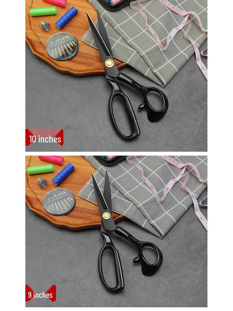 Manganese Steel Forged Tailor Scissors: 8-12 Inch Cloth Cutting