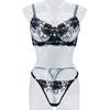 Valentine's Day New Flower Mesh Embroidery Perspective Sexy Gathering Sex Suit