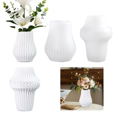 Sturdy Silicone Vase Molds Set Accessory for Resin Plaster Craft Supplies Flower Pots Making Set for Home Decoration