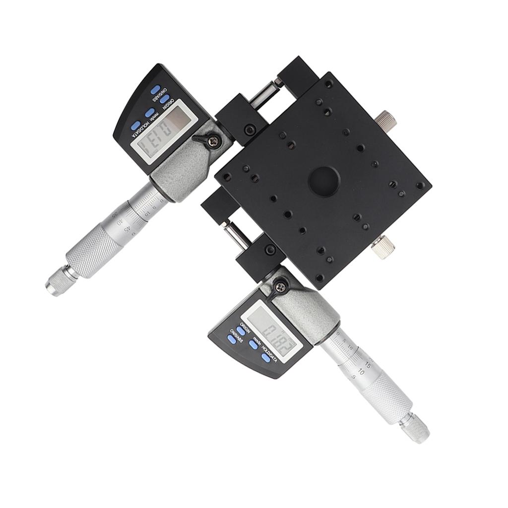 SEMXY80AS Micrometer Platform Digital Displayed 80x80mm 0.002mm Linear Stage Platform