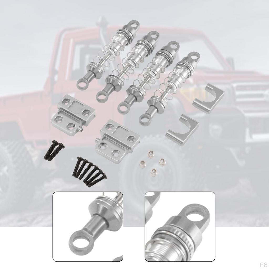 1/12 RC Car Shock Absorber Damper Kit Easy Installation Lightweight Remote Control Model Parts