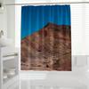 1pc Modern Style Shower Curtain, Fresh Simplicity, Digital Print, Desert Beauty, Fashionable Bathroom Decor 180x180cm
