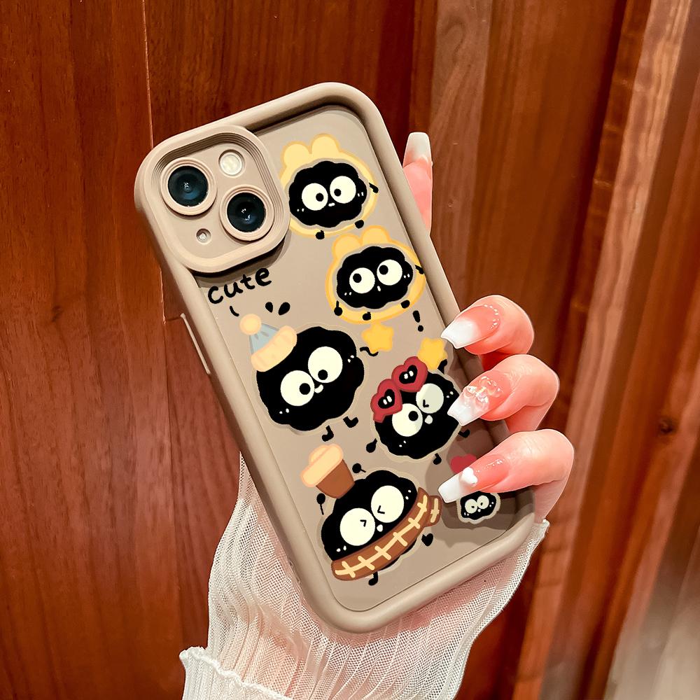 Lovely Cartoon Ladder Silicone Phone Case for iPhone Samsung Galaxy Xiaomi Redmi POCO HUAWEI Honor Shockproof Rubber Cover Casing