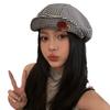 Korean Chic Style Y2k Button Beret Hat With Vintage Appeal And Comfortable Fit All For