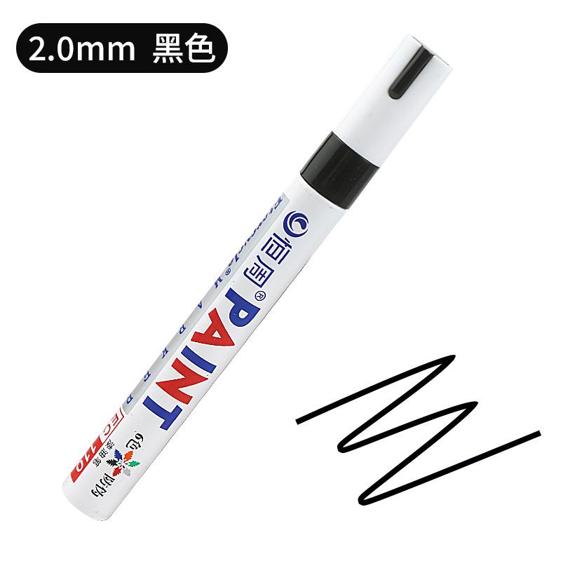 12Colors Waterproof Colorful Paint Marker Pens Permanent Paint Marker White Tire Tread Rubber Fabric Paint Metal