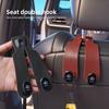 XBE2 Car Seat Backrest Rubber Hook Storage Tools Accessories For Lexus F SPORT ES RX NX LS UX LM LX GX LC RZ IS CT GS RC/Car keychain