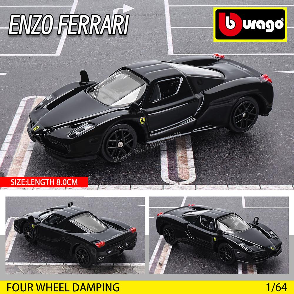 ABAQ1 Bburago 1:64 genuine Ferrari SF90 SP1 458 ENZO F40 F12TDF SF90 car model series children's Christmas boy gift toys