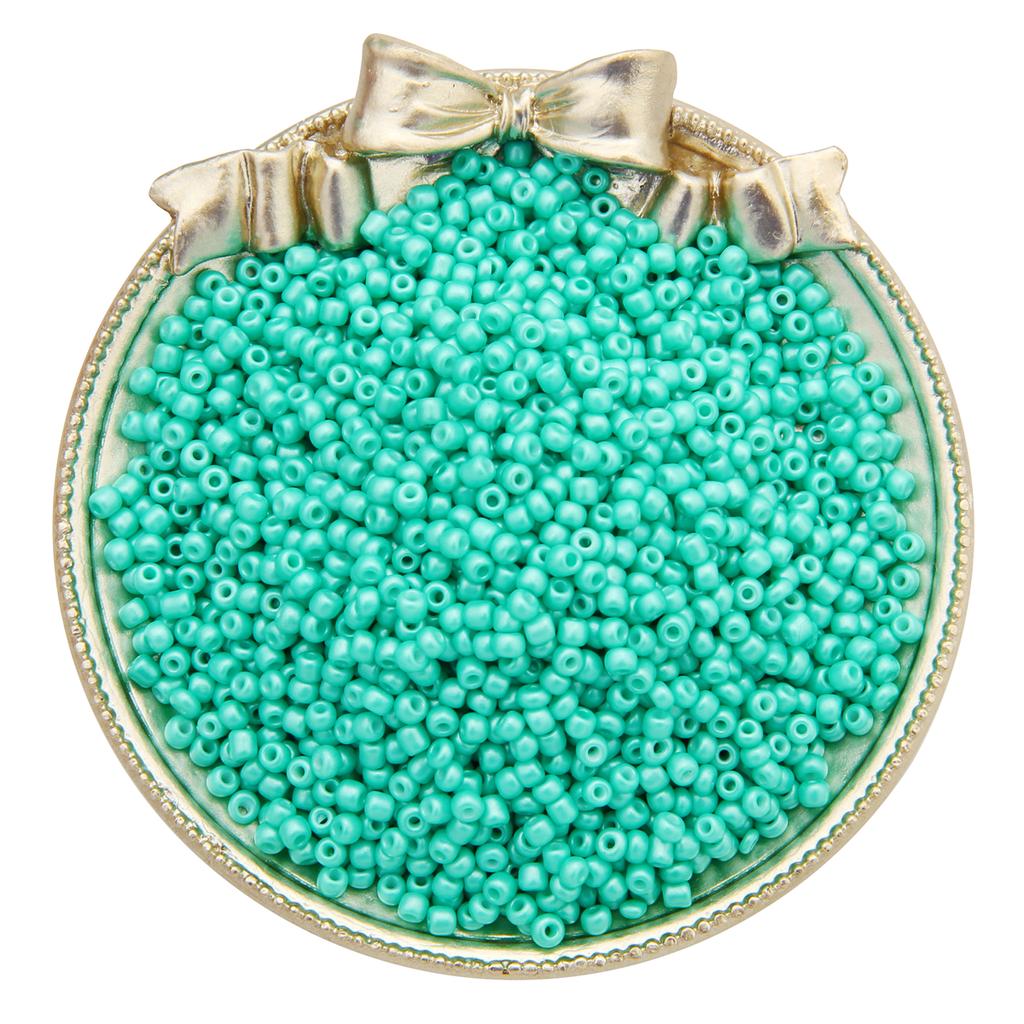 450G Perlemorsmaling Frøperler Glassperler Sjarm Tsjekkiske Småperler DIY Øredobb Armbånd Halskjede For Smykkefremstilling Tilbehør