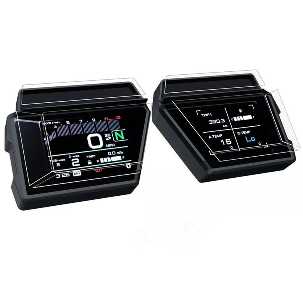 LEDISHUN Motorcycle Meter Protective Film (Set of 2) for Yamaha TRACER9 GT Tracer 9 GT (22 ~) Meter Protection Film