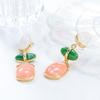 Boho Chic Layered Geometric Earrings Women In Muted Pastel Tones Alloy Dangle Earring
