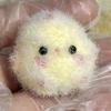 2PCS Squeeze Toy Mini Chick Shape Soft Pinch Toy with Fluffy Coating Stress Relief Fidget Toy Keychain Pendant for Kids Adults