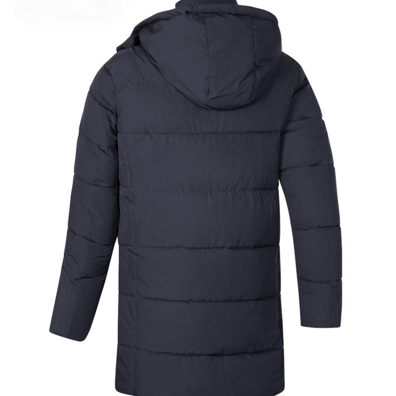 New Men's Winter Coat Outdoor Casual Sports Windproof Hooded Thick Warm Winter Clothing Long Coat Cotton Jacket Male Parka